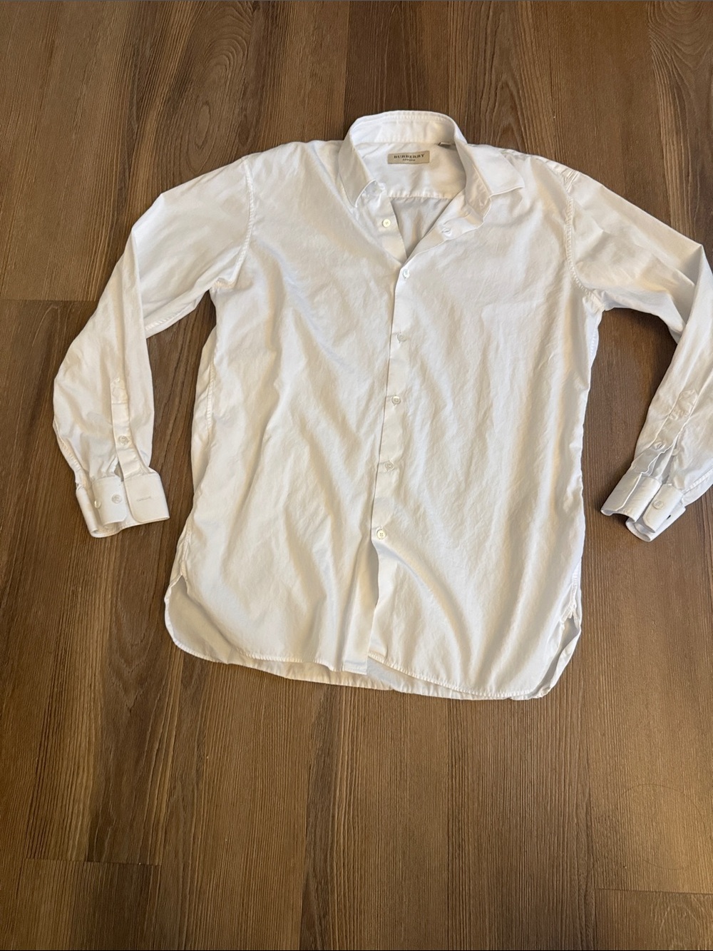 Burberry classic white dress shirt 15.5 - 39